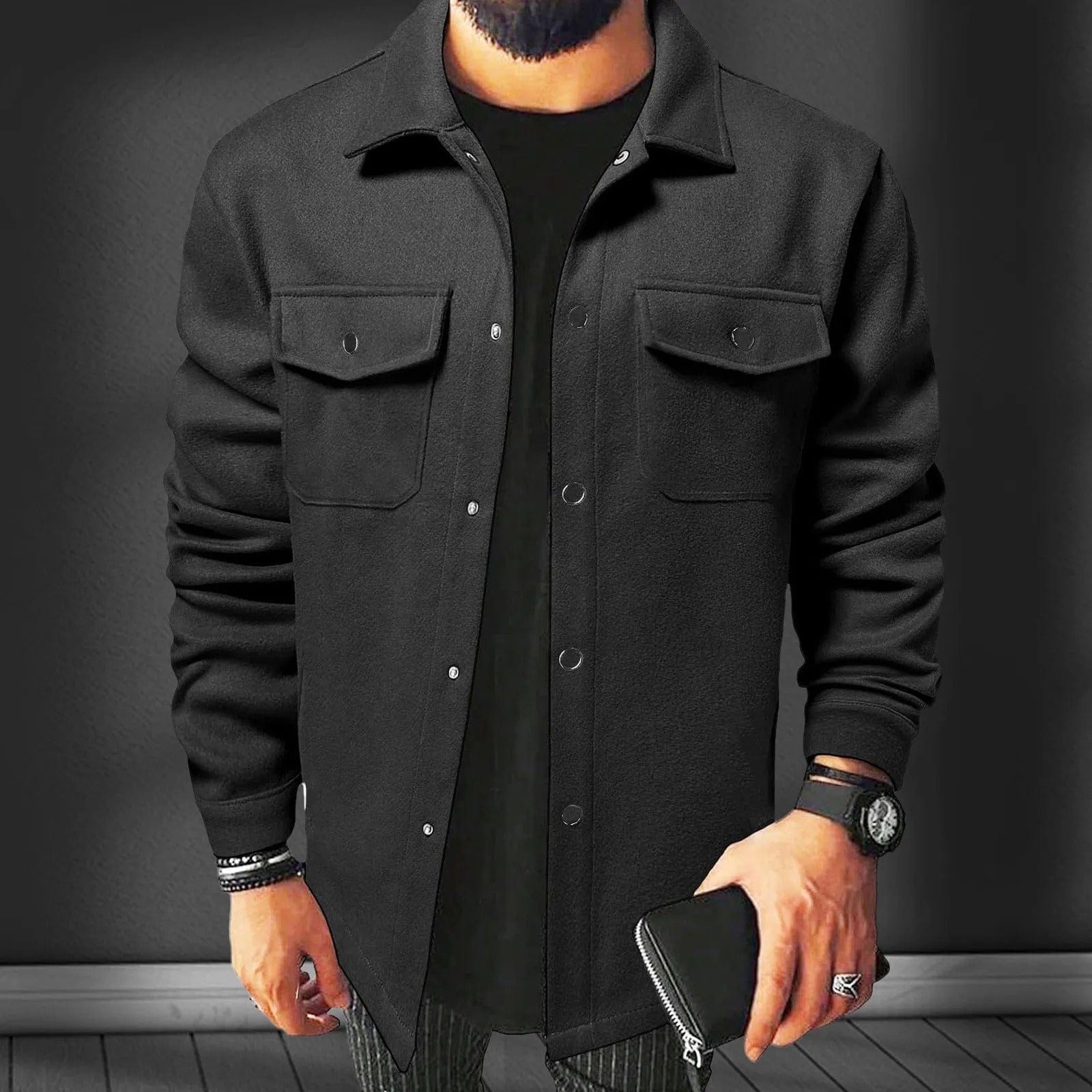 Men's Flannel Wool Shirt