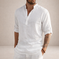 Men's Linen Long Sleeve Shirt