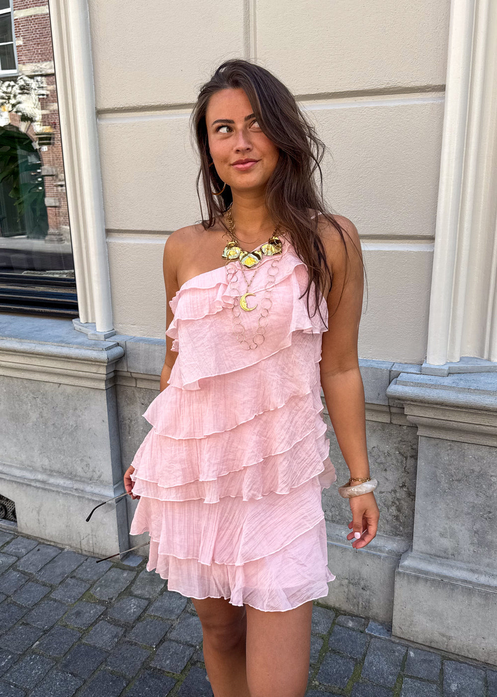 Women's Ruffle Mini Dress