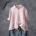 Women's Timeless Elegant Blouse – Light Pink