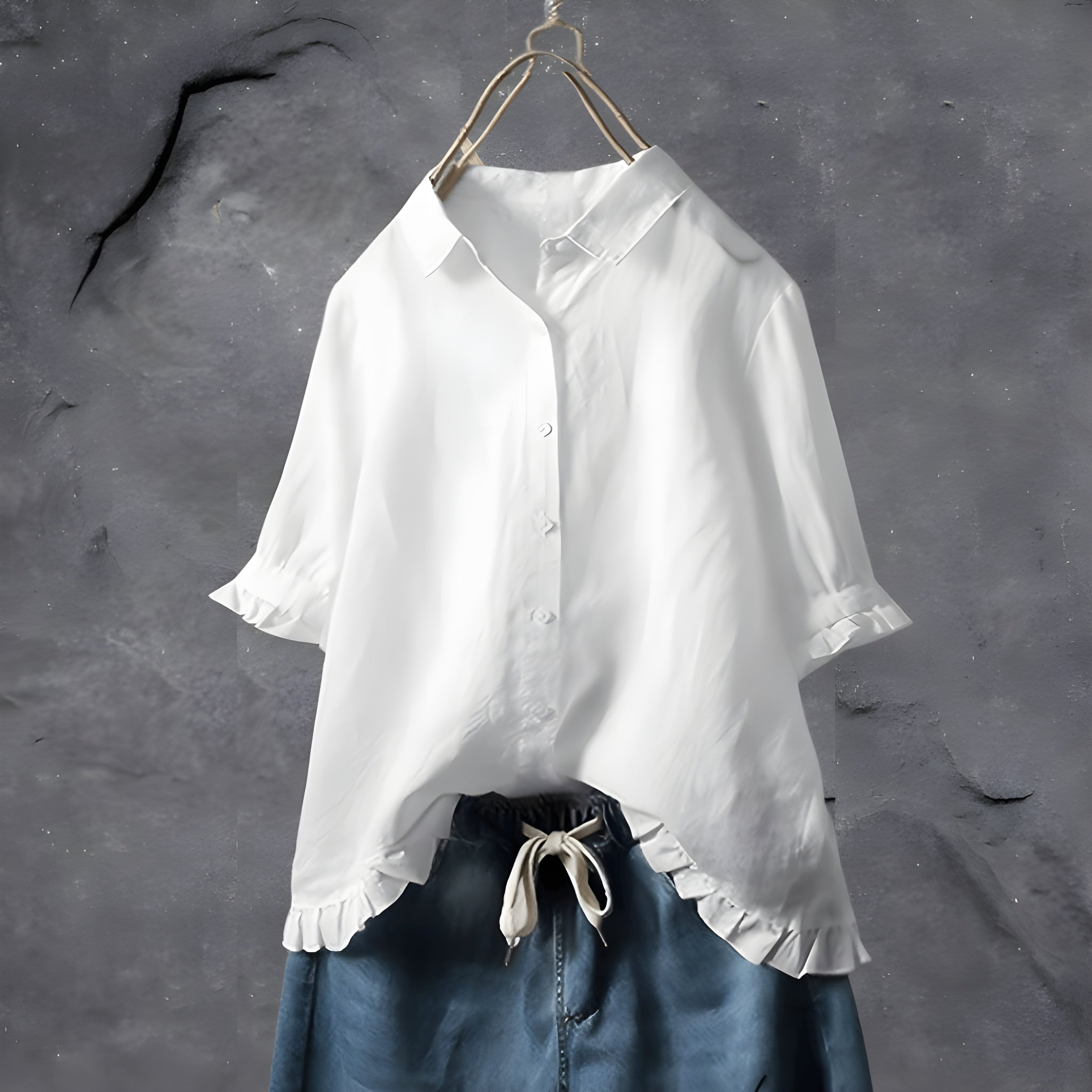 Women's Timeless Elegant Blouse – White