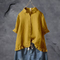 Women's Timeless Elegant Blouse – Yellow