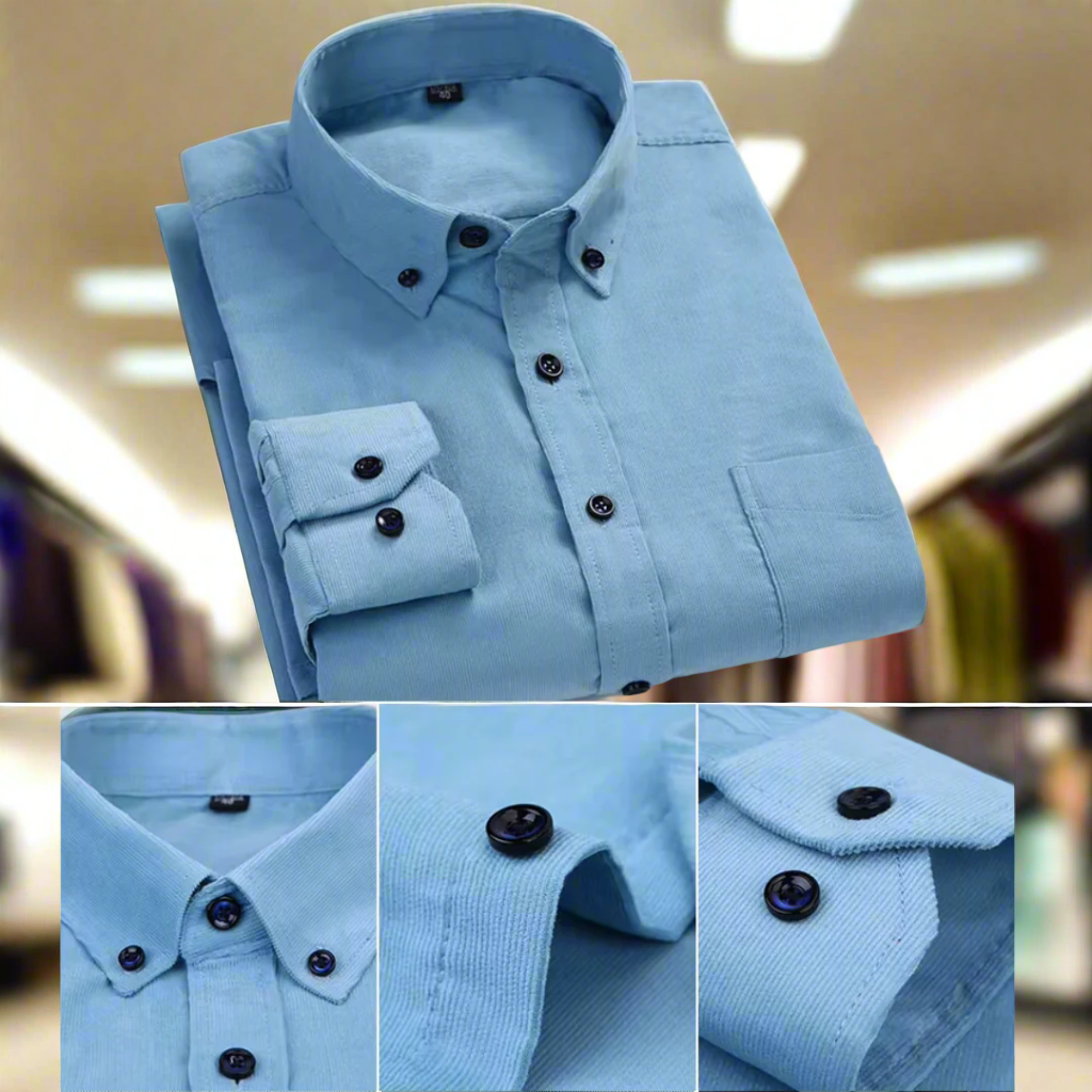Men's Corduroy Long Sleeve Shirt