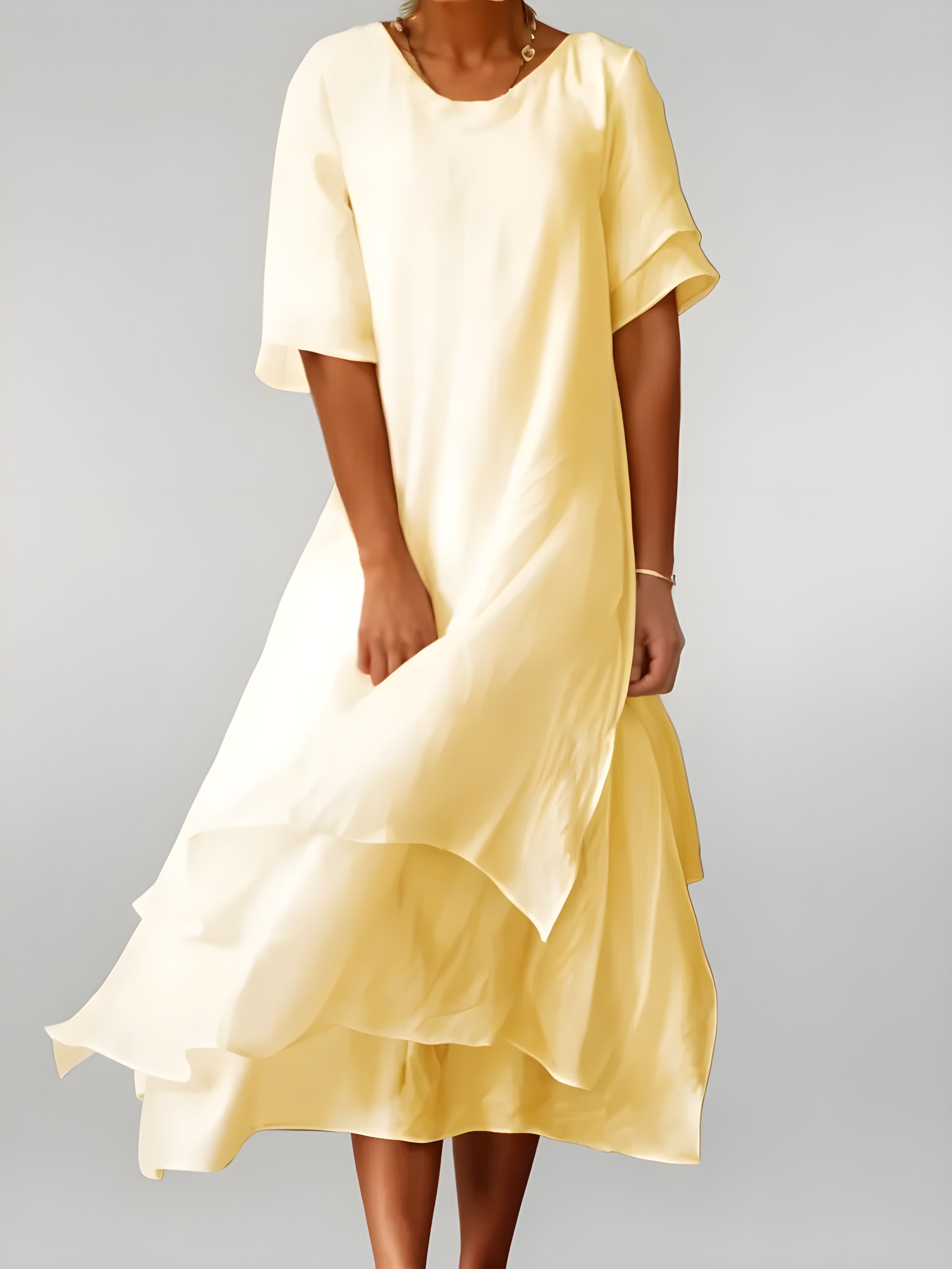 Women's Elegant Cotton Maxi Dress