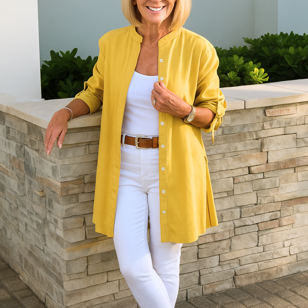 Women's Tie-Detail Shirt Blouse