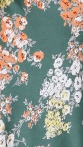 Women's Dreamers Midi Dress – Green Floral