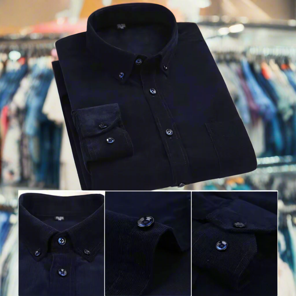 Men's Corduroy Long Sleeve Shirt