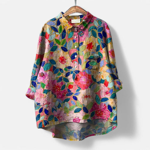 Artistic Print Blouse