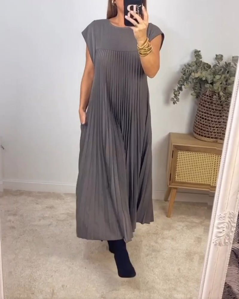 Everyday Comfort Dress – Beige