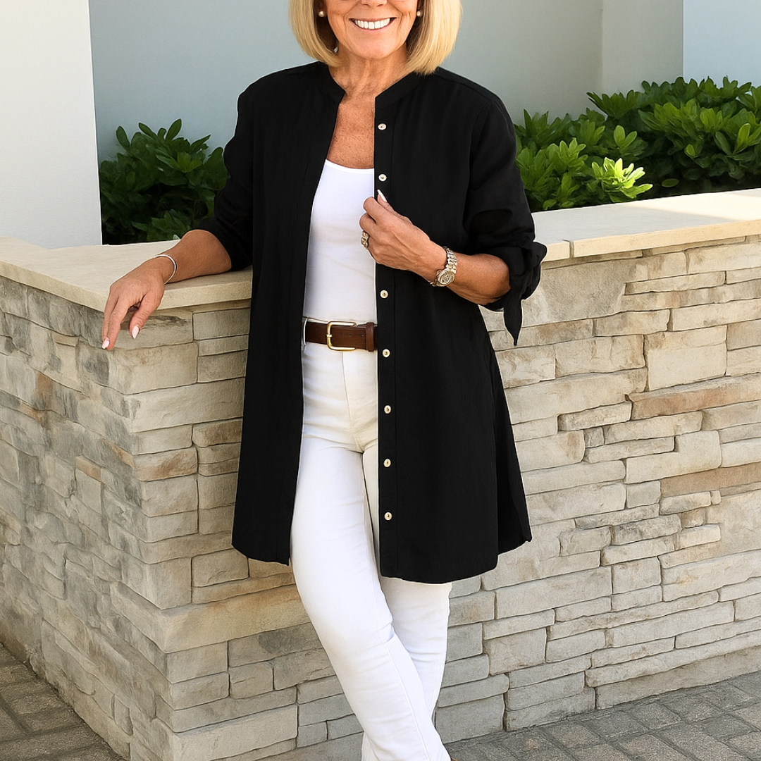 Women's Tie-Detail Shirt Blouse
