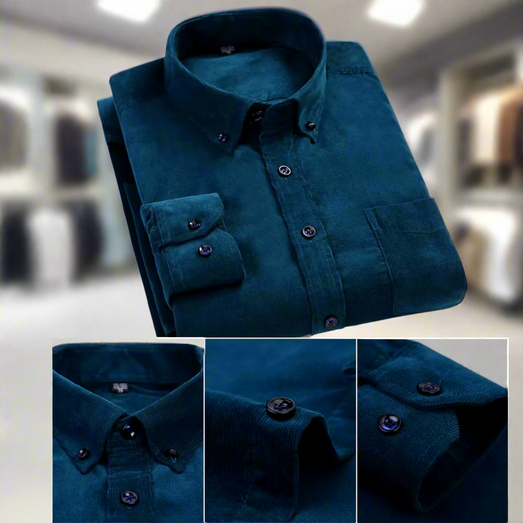 Men's Corduroy Long Sleeve Shirt
