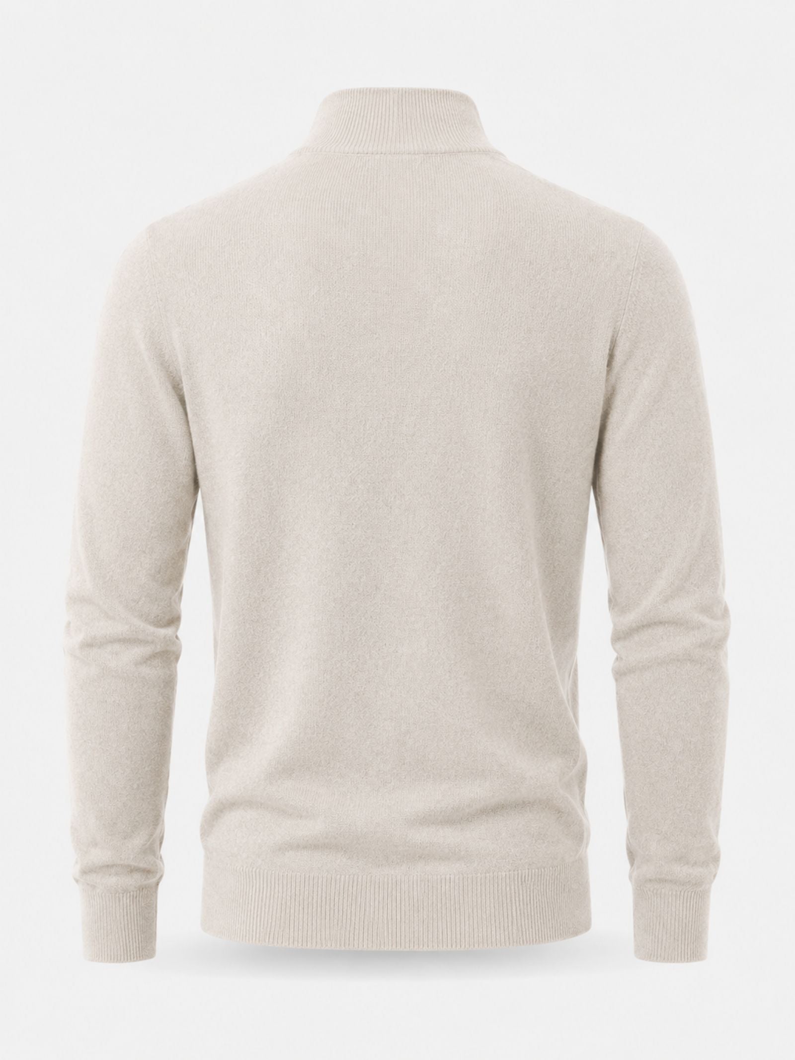 Men's Merino V-Neck Zip Sweater