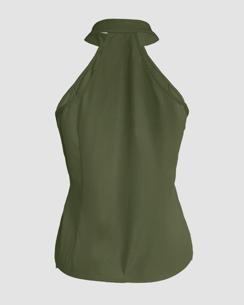 Women's Cargo Pocket Top & Pants Set