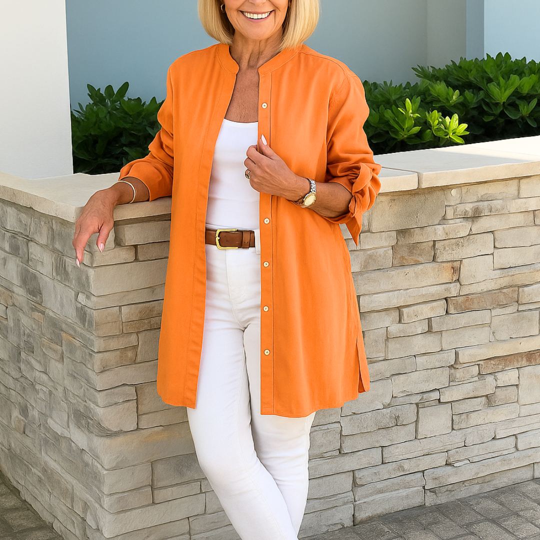 Women's Tie-Detail Shirt Blouse