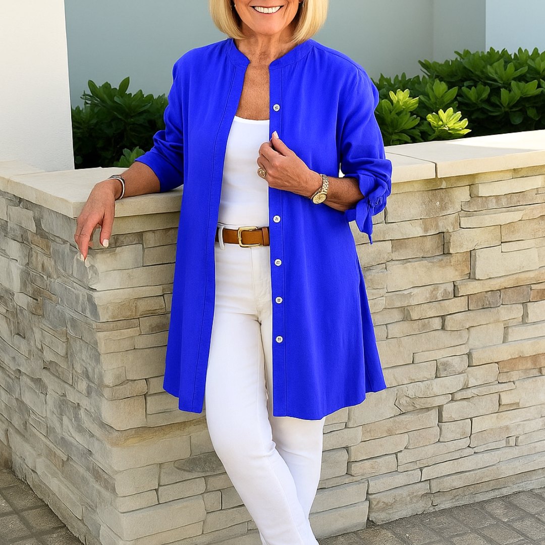 Women's Tie-Detail Shirt Blouse