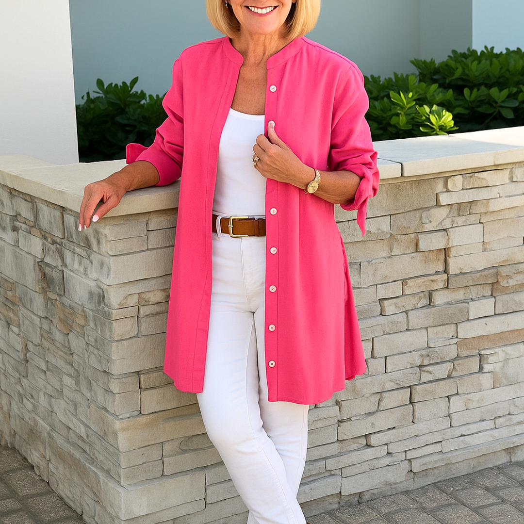 Women's Tie-Detail Shirt Blouse