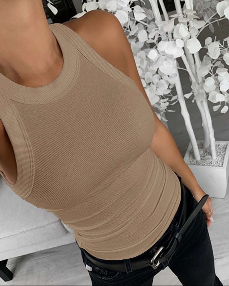 Women's Basic Slim Fit Tank Top