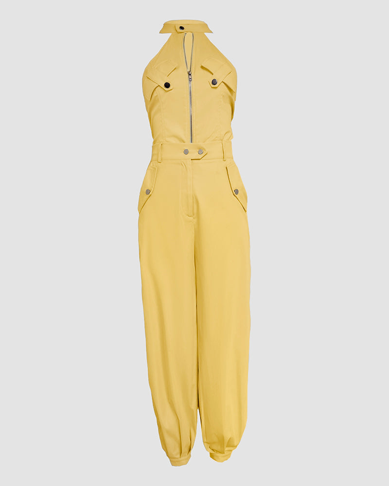 Women's Cargo Pocket Top & Pants Set