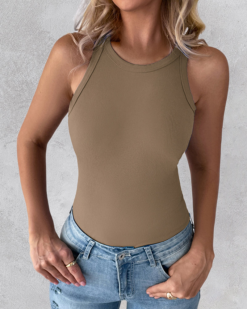 Women's Basic Slim Fit Tank Top