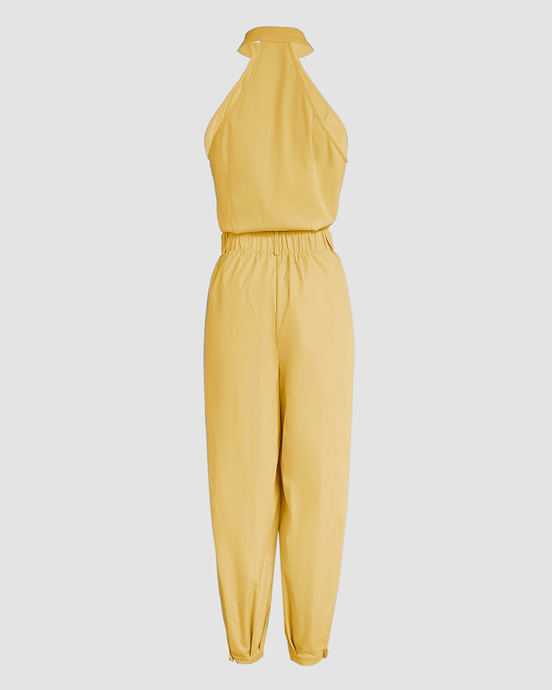 Women's Cargo Pocket Top & Pants Set