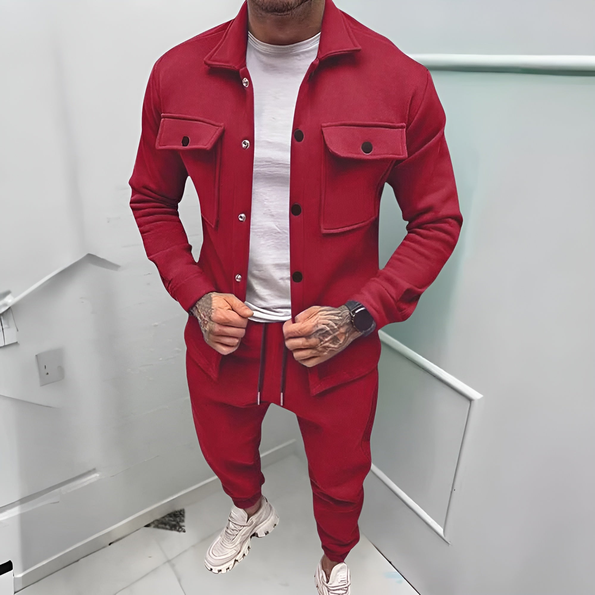 Men's Two-Piece Suit Set