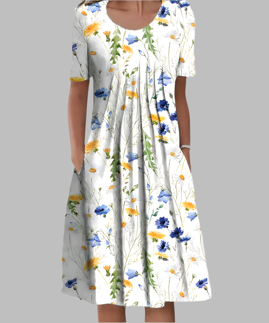 Women's Handcrafted Floral Dress