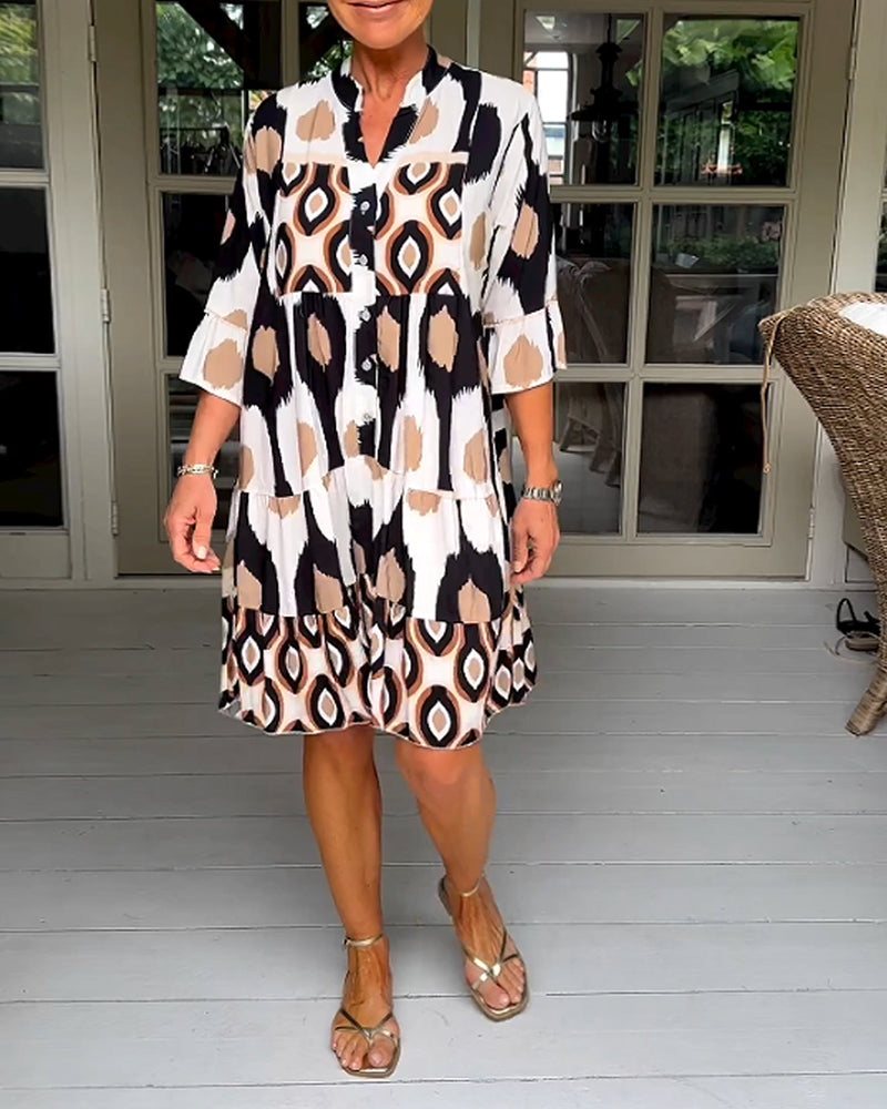 Women's Printed Wrap Dress