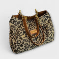 Women's Leopard Print Tote Bag