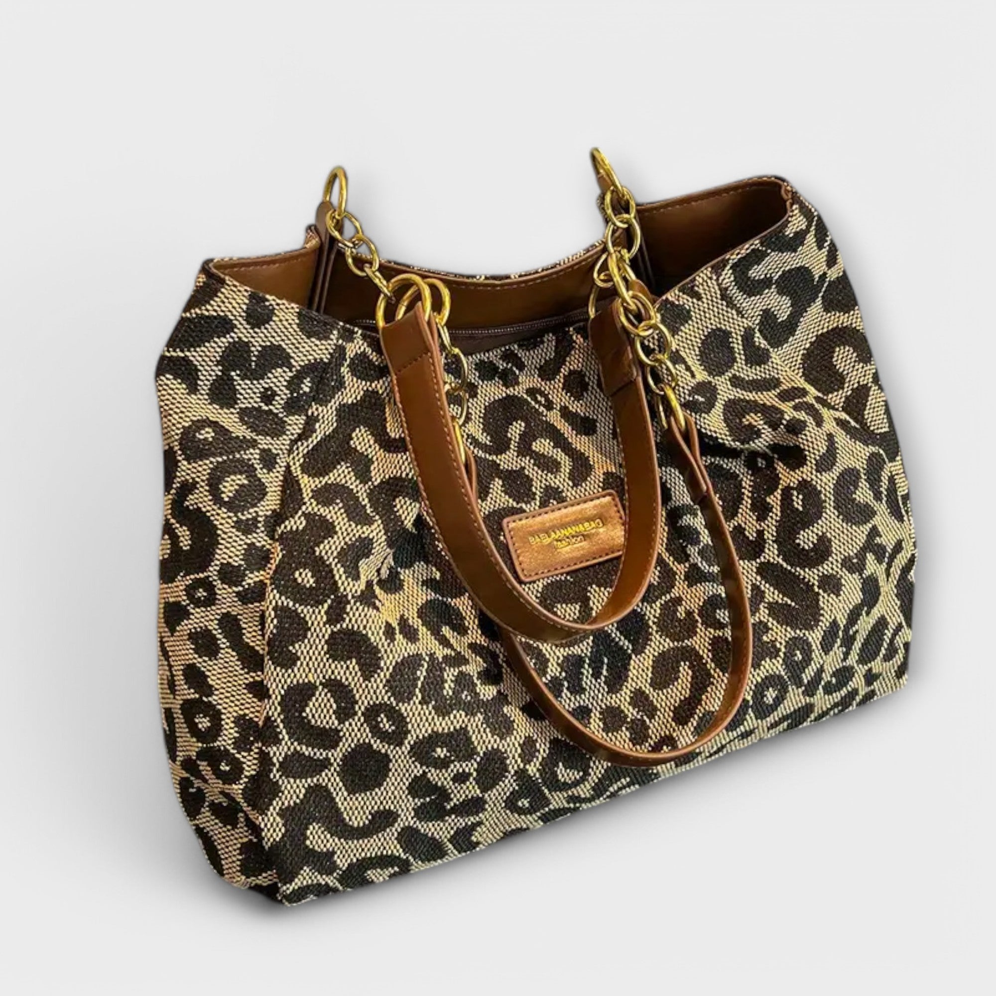 Women's Leopard Print Tote Bag