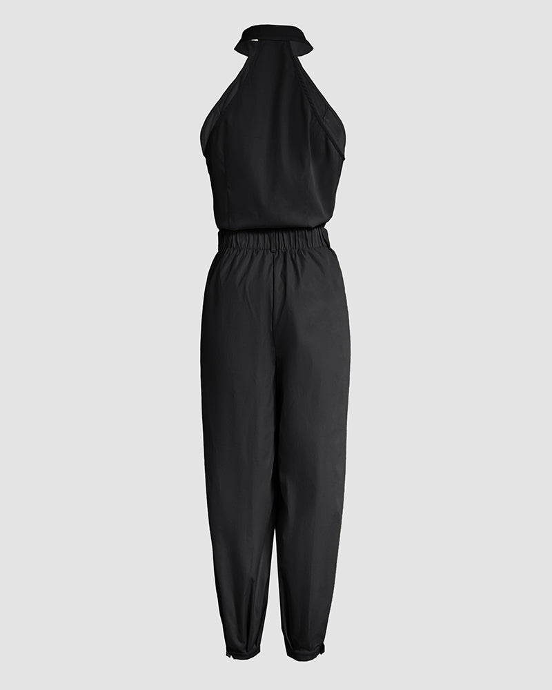 Women's Cargo Pocket Top & Pants Set