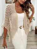 Women's Boho Knit Batwing Cardigan