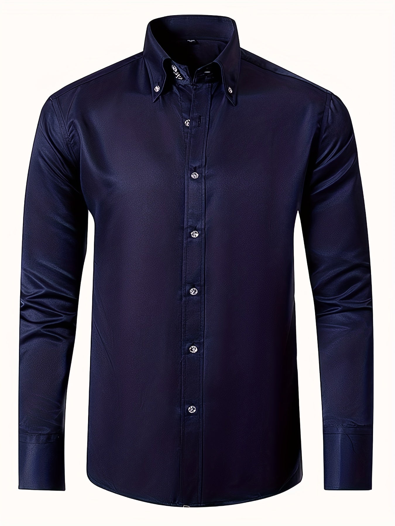 Men's Plain Long Sleeve Shirt