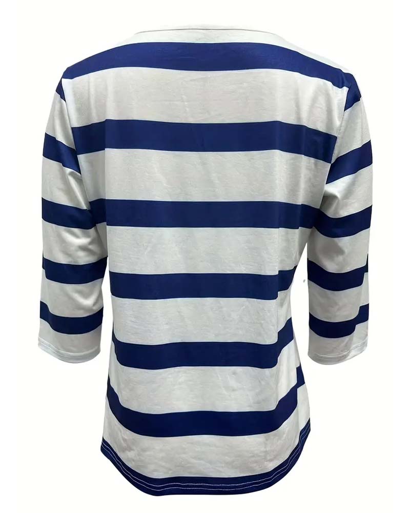 Women's Elegant Striped Blouse