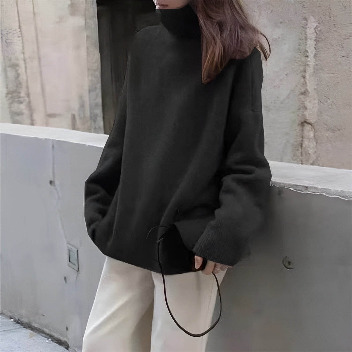 Men's Knitted Hoodie Sweatshirt