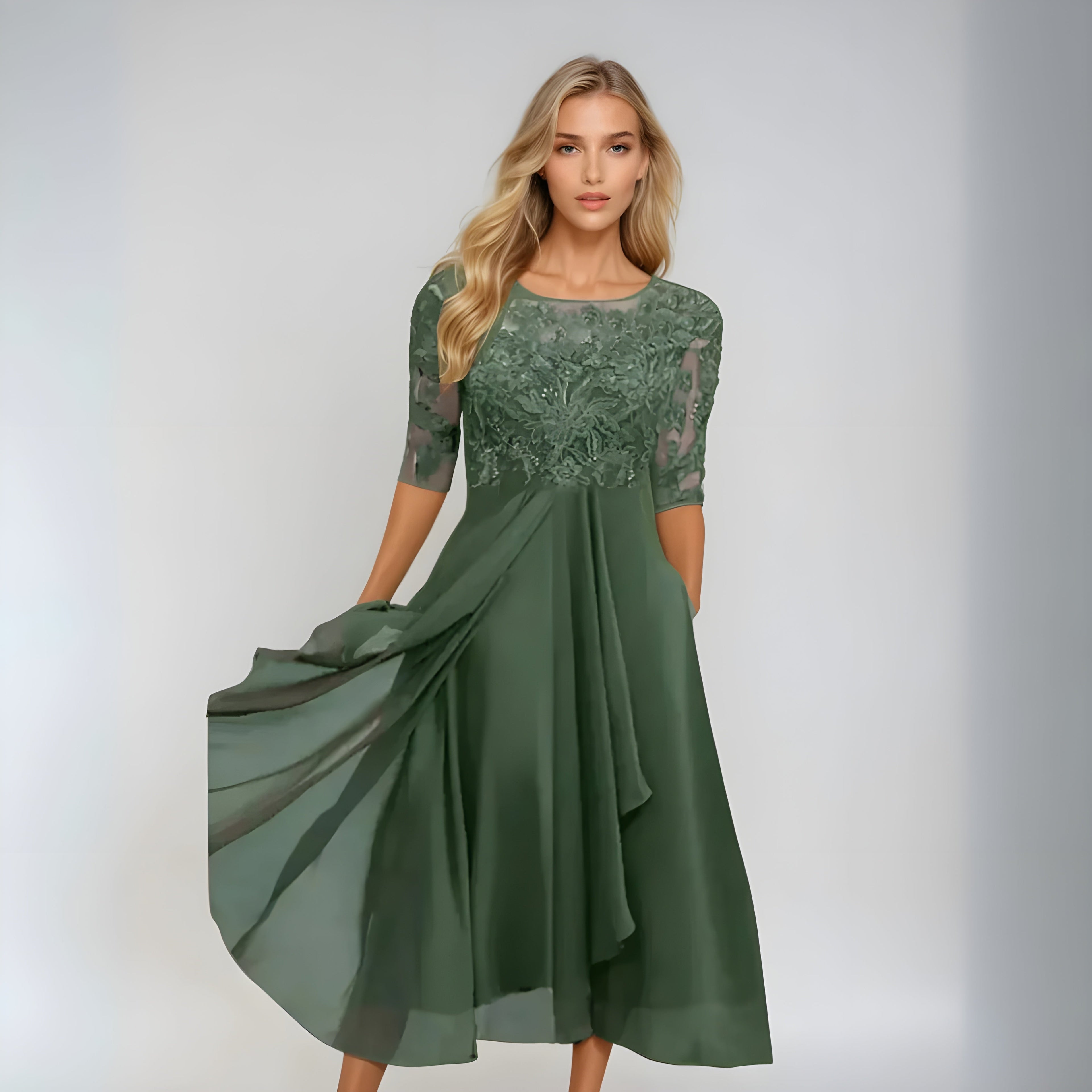 Romantic Wrap Dress