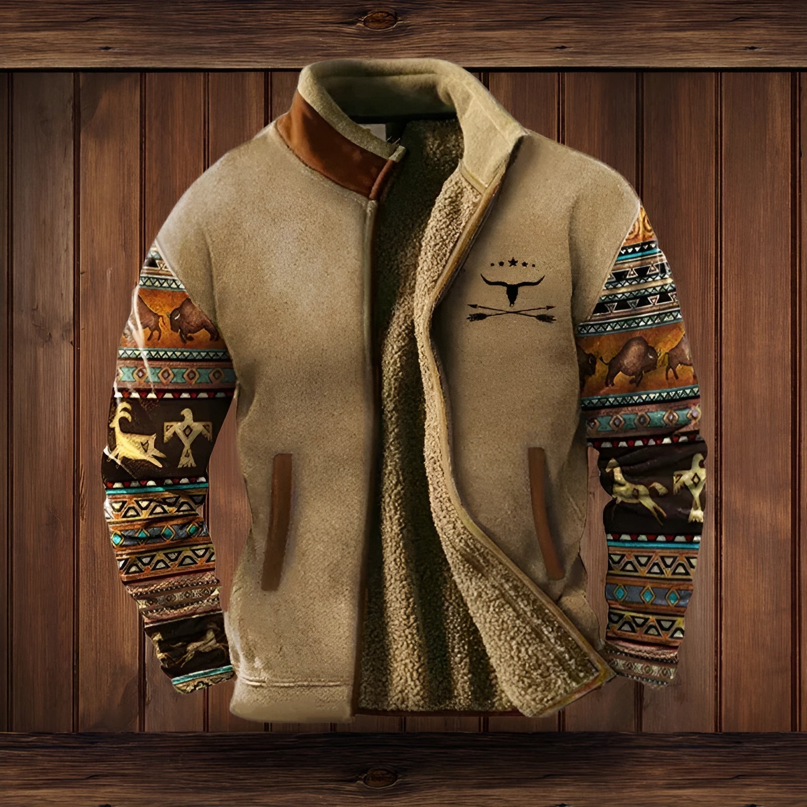 Men's Lined Fleece Jacket