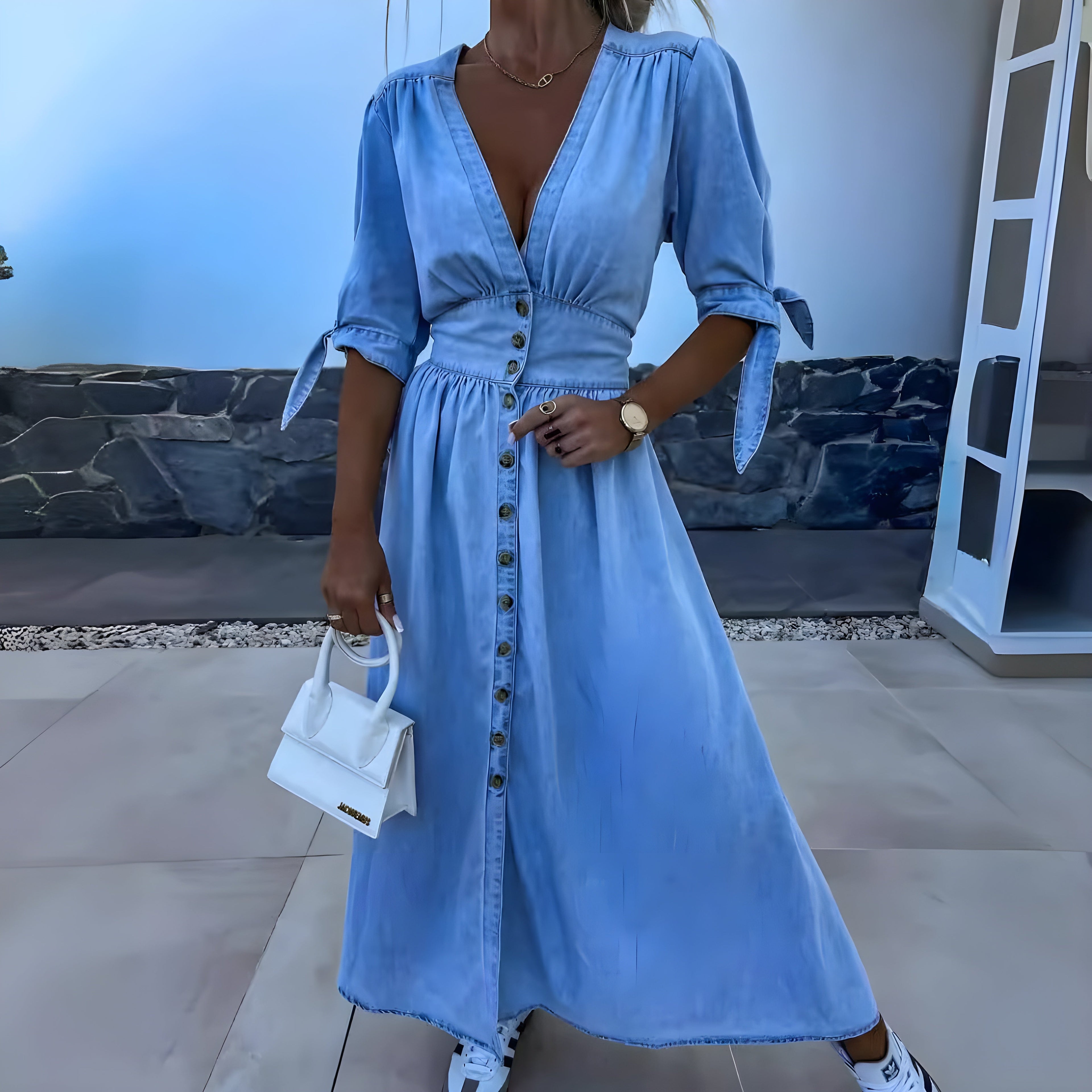 Women's Feminine Spring Dress – Warm