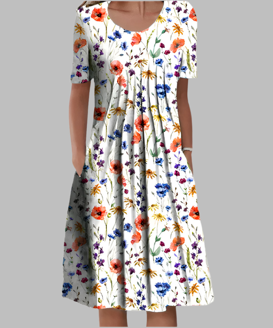 Women's Handcrafted Floral Dress