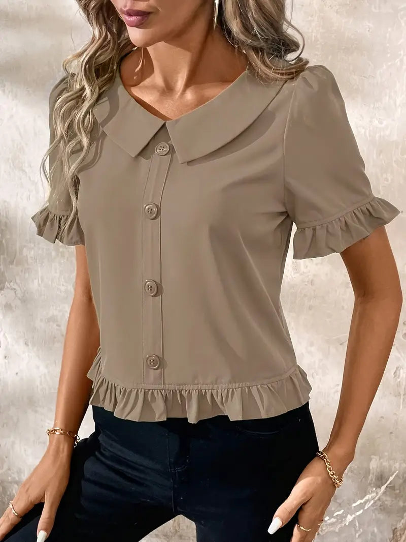 Elegant Blouse – Khaki