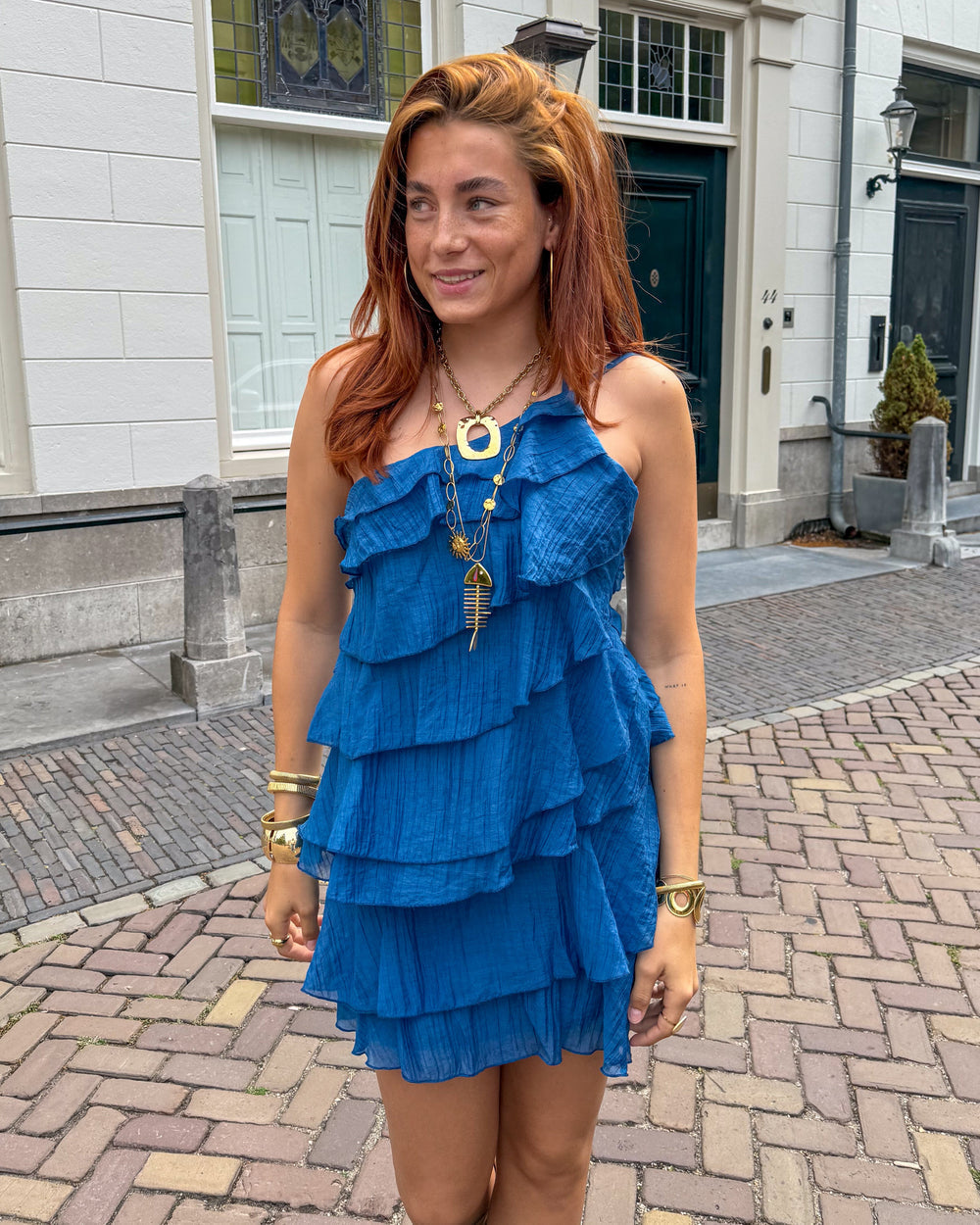 Women's Ruffle Mini Dress