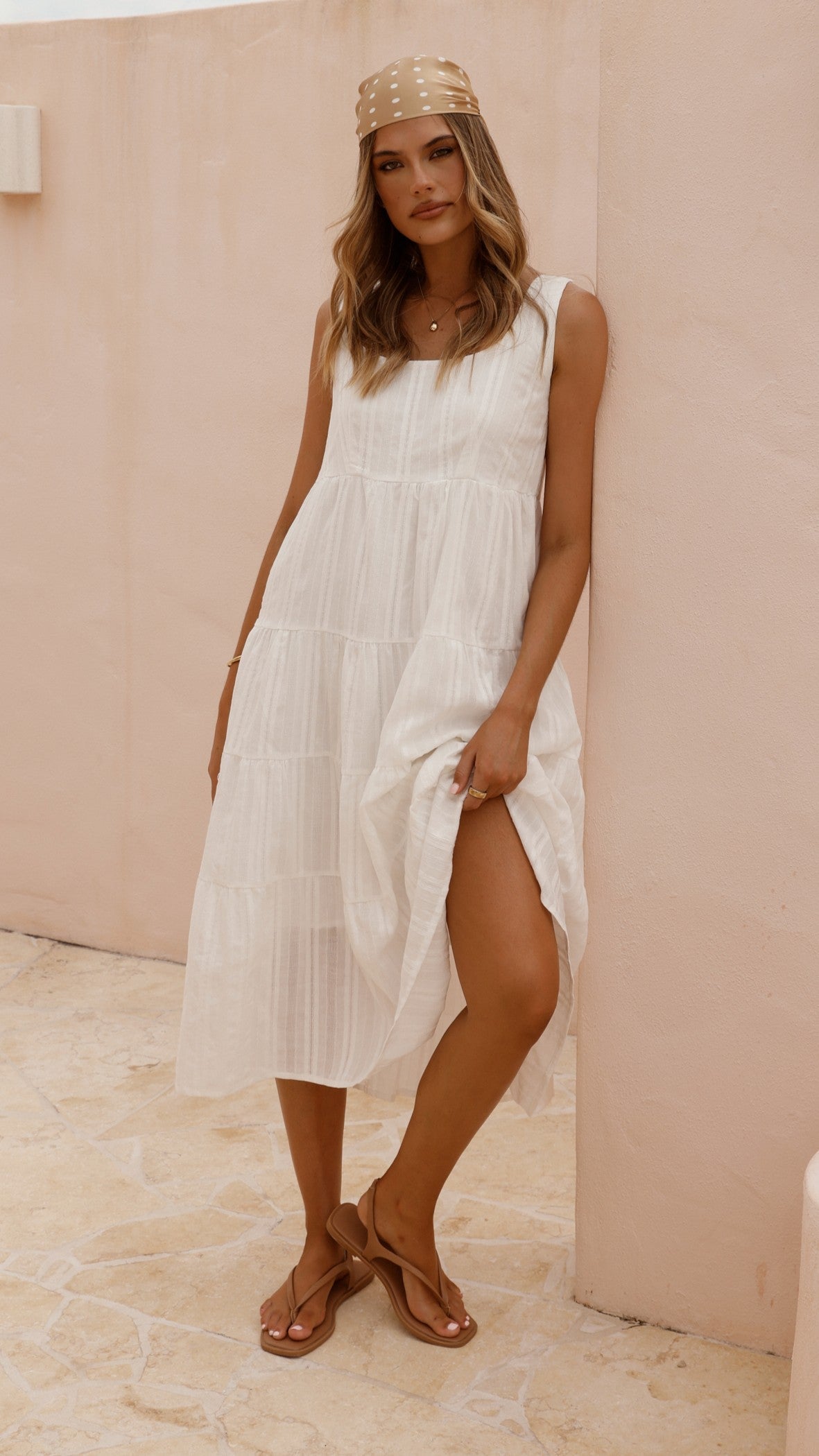 Women's Liza Midi Dress – White