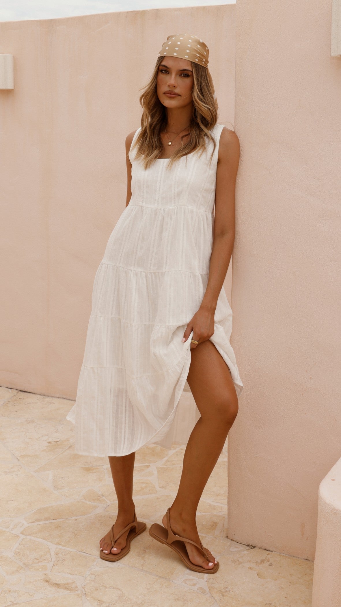 Women's Liza Midi Dress – White