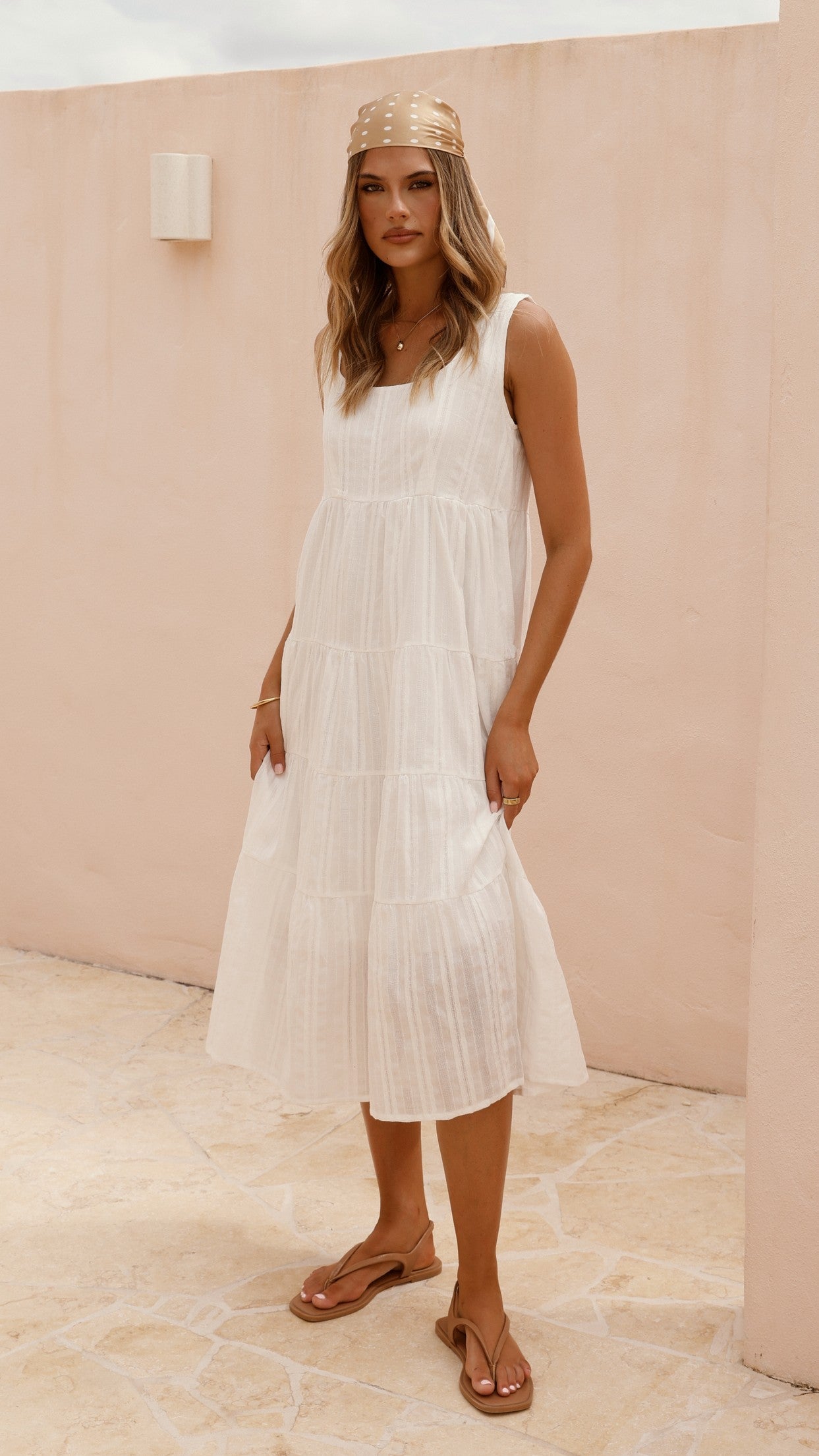 Women's Liza Midi Dress – White
