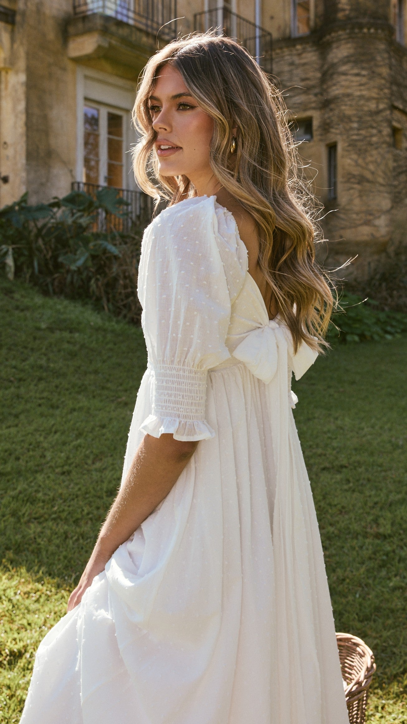 Women's Cierra Midi Dress – White