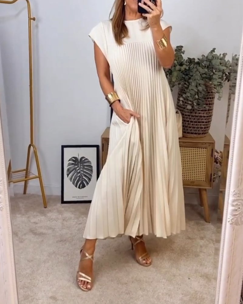 Everyday Comfort Dress – Beige