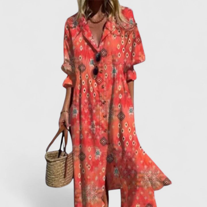 Viona Elegant Boho Dress