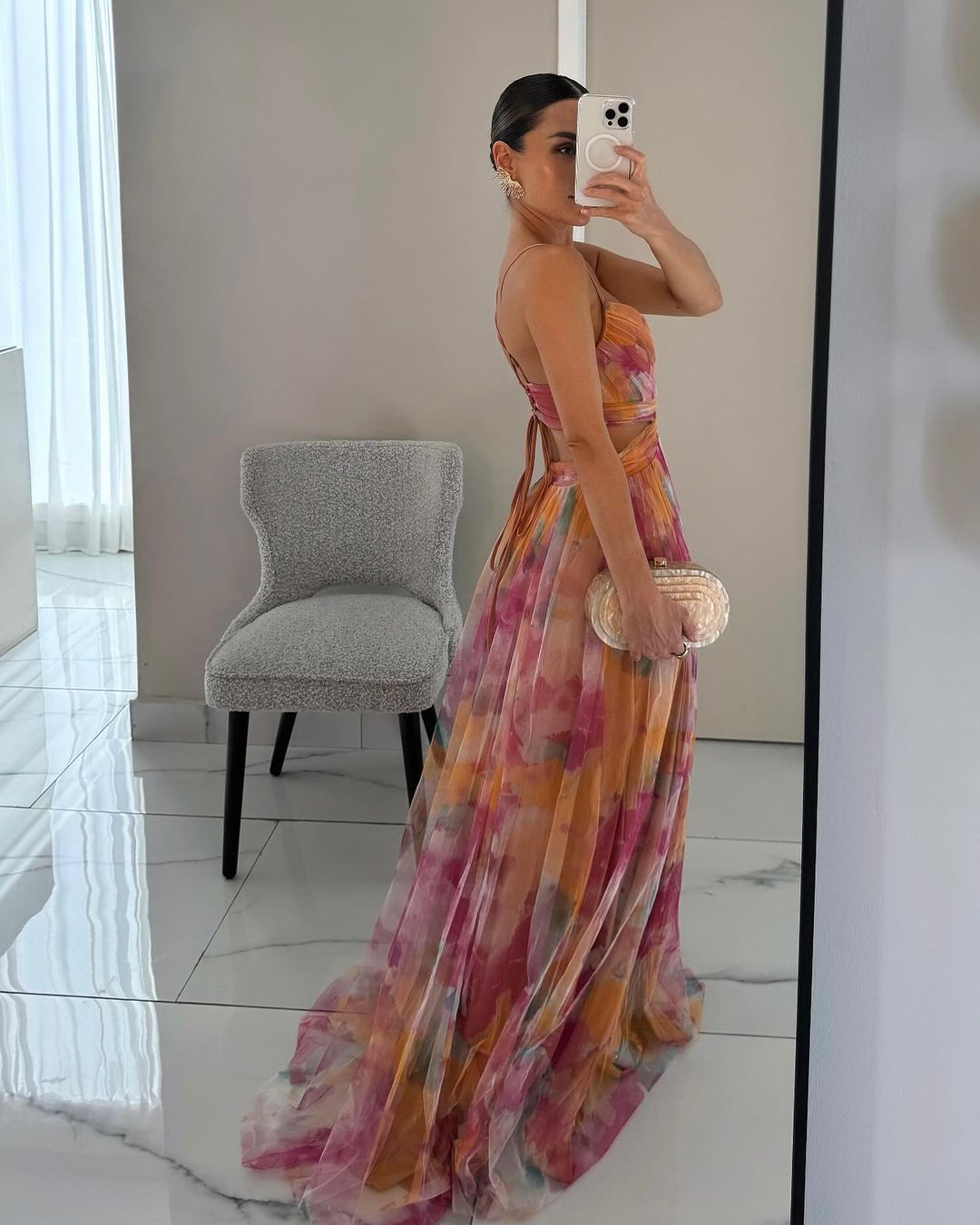 Women's Enchanting Floral Maxi Dress