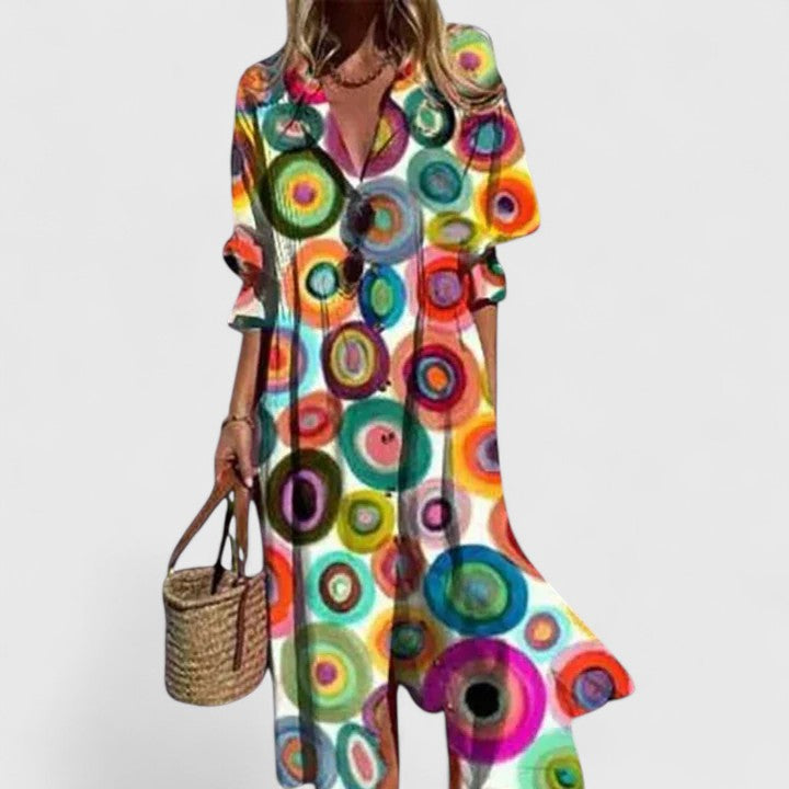 Viona Elegant Boho Dress