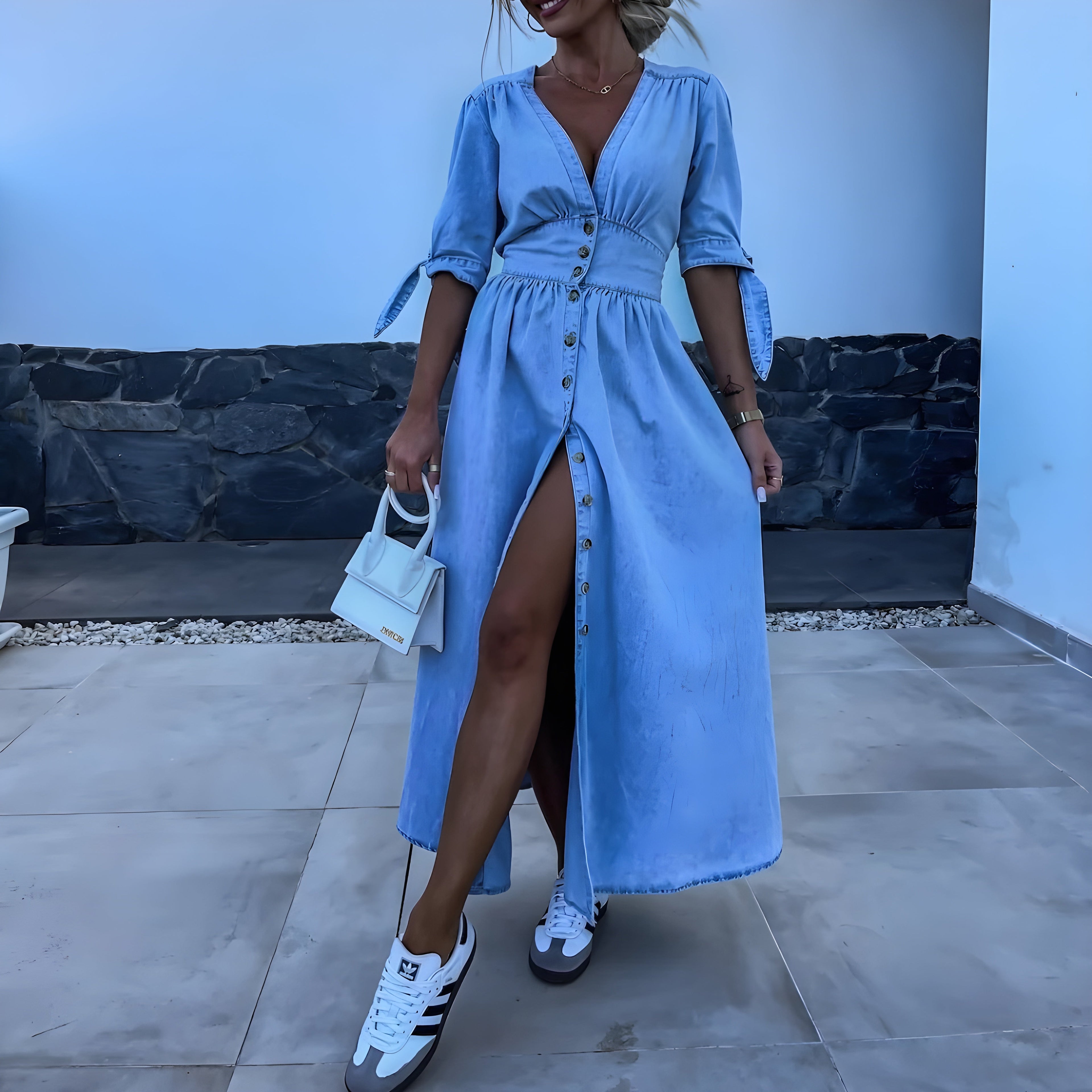 Women's Feminine Spring Dress – Warm