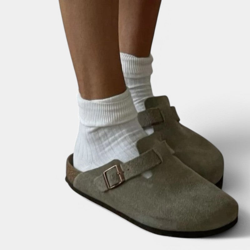 Unisex Adjustable Buckle Clogs